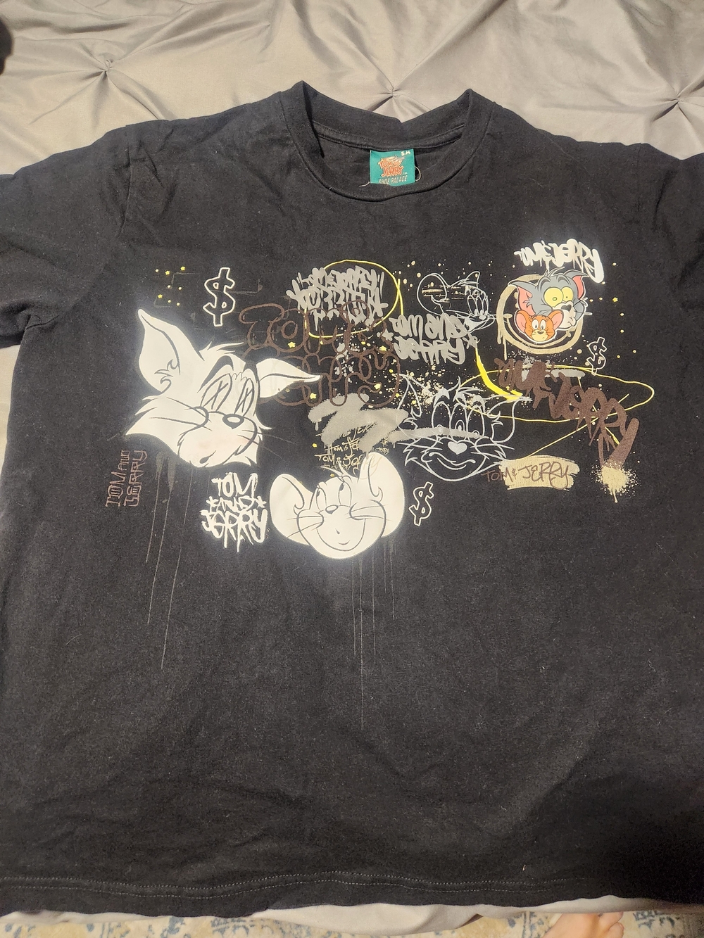 Tom & Jerry Grafitti Graphic Tee